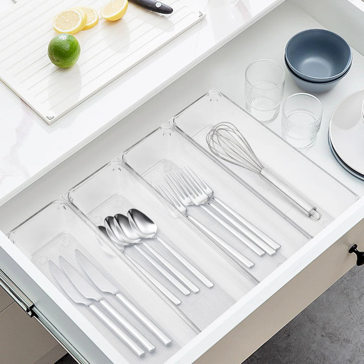SortTray | Clear Drawer Organizer Tray