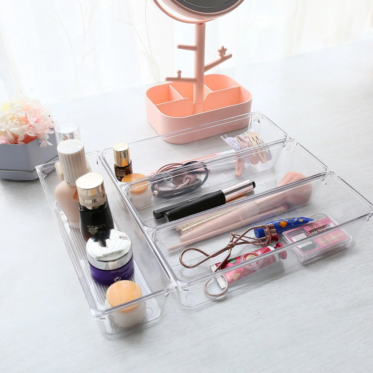 SortTray | Clear Drawer Organizer Tray