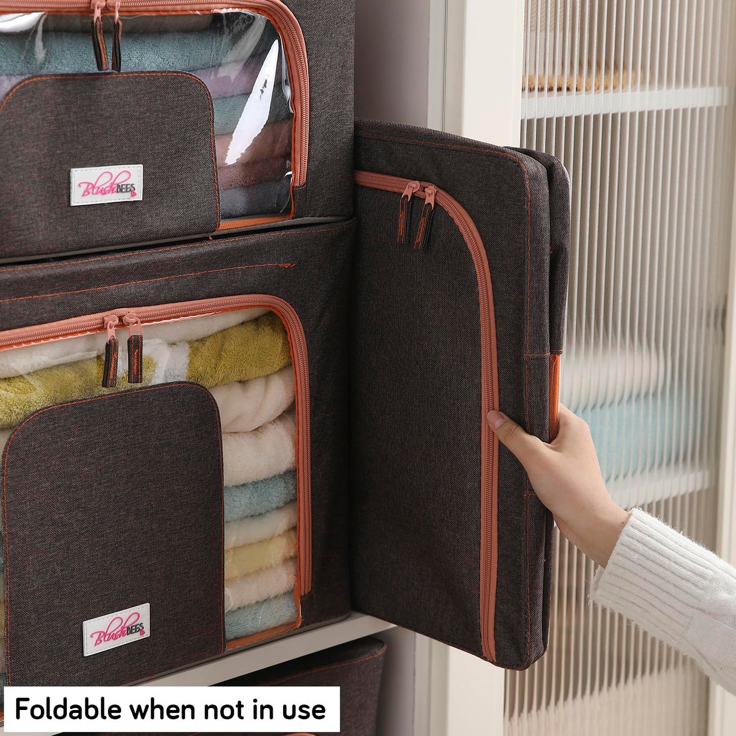 Wardrobe Storage Boxes I Water Resistant( Buy 1 Get 1 Free)