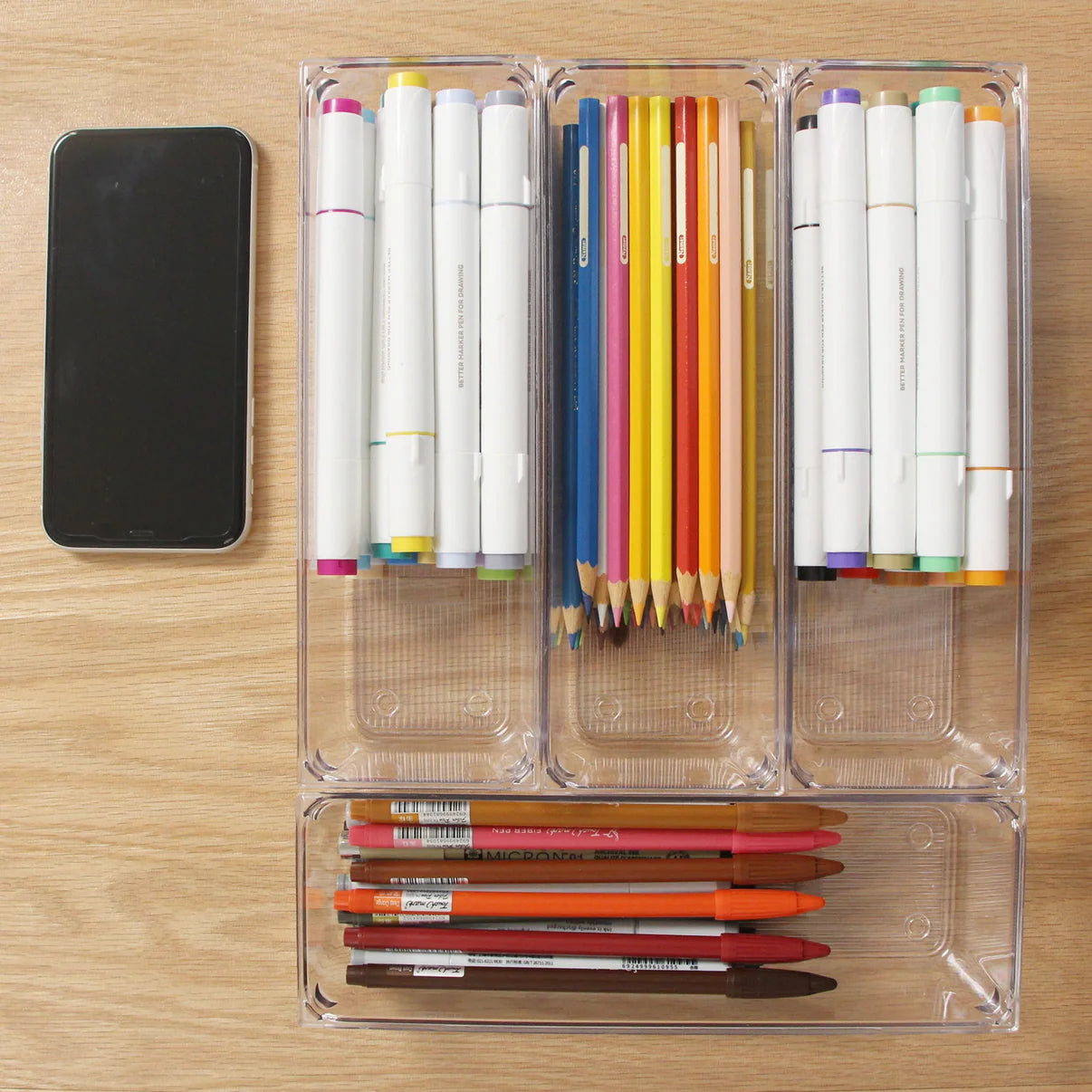 SortTray | Clear Drawer Organizer Tray