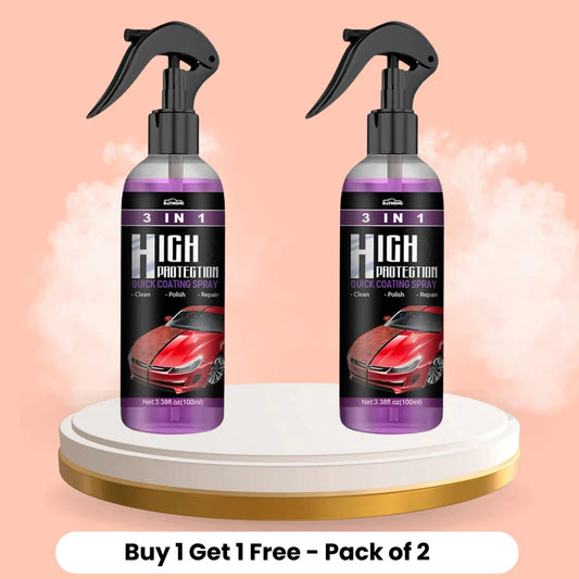 3 in 1 High Protection Quick Car Ceramic Coating Spray (Buy 1 Get 1 Free