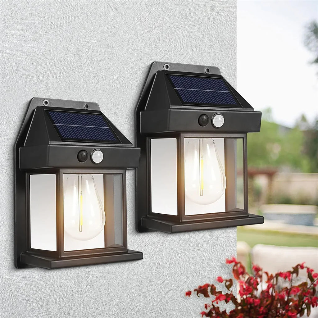 Solar Wall Lamp with 3 Modes & Motion Sensor