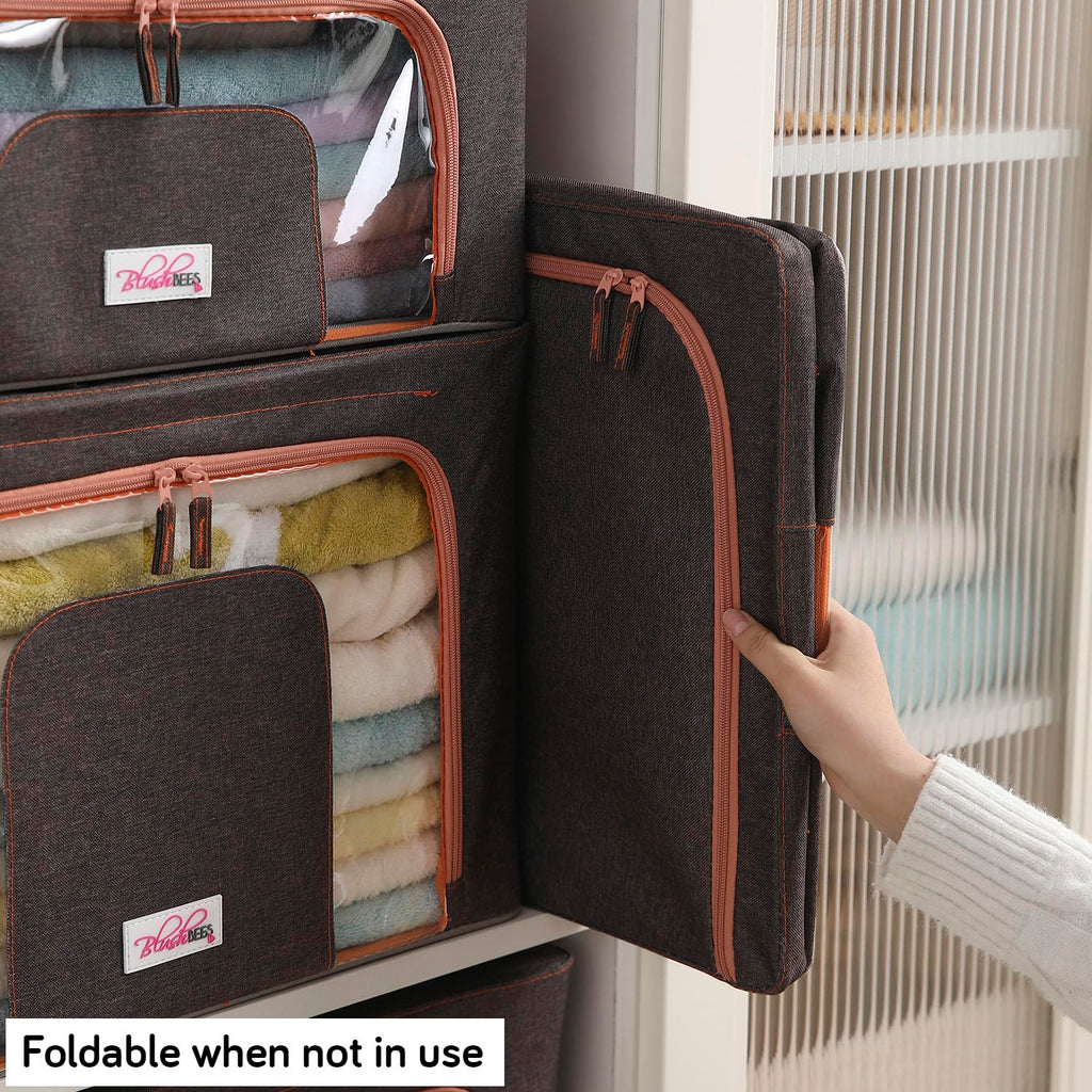 Wardrobe Storage Boxes I Water Resistant( Buy 1 Get 1 Free)