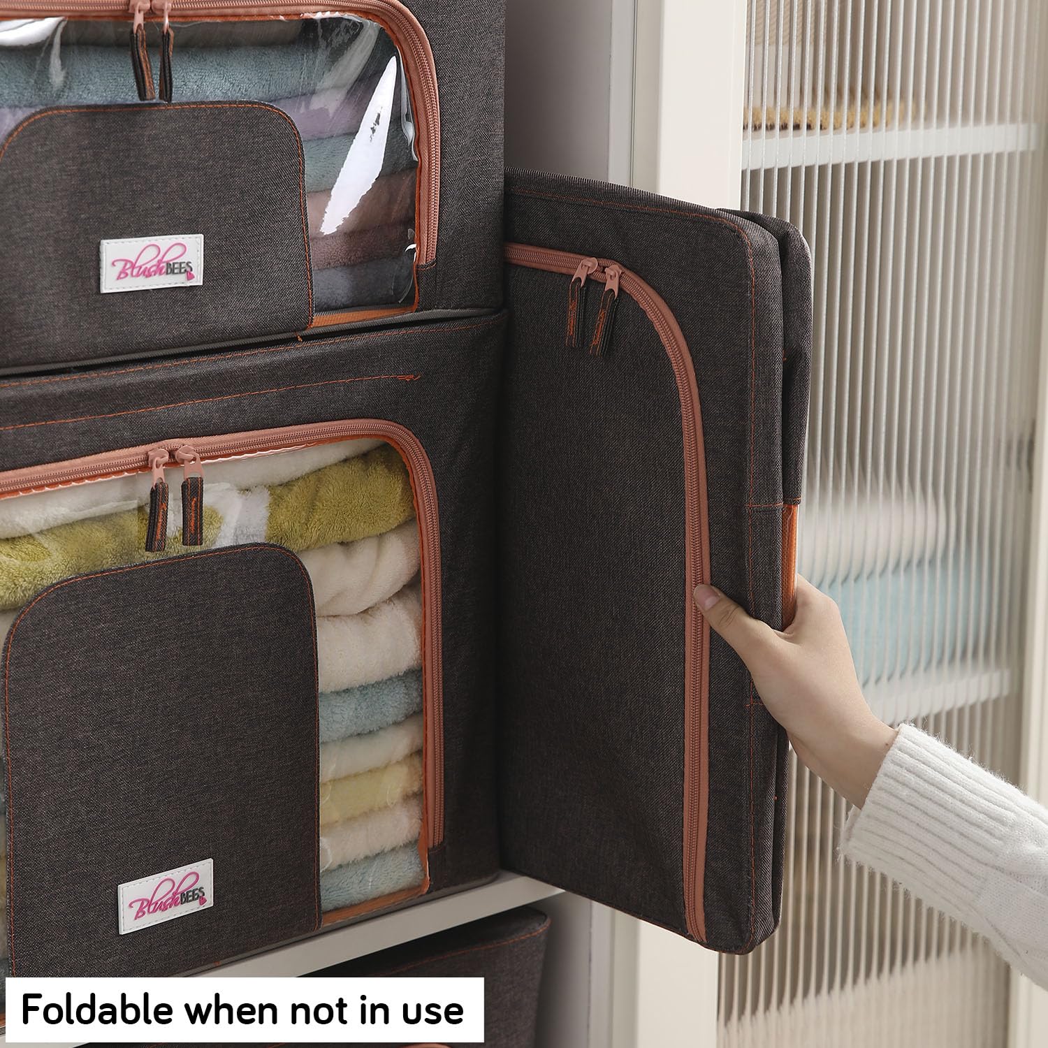 Wardrobe Storage Boxes I Water Resistant( Buy 1 Get 1 Free)