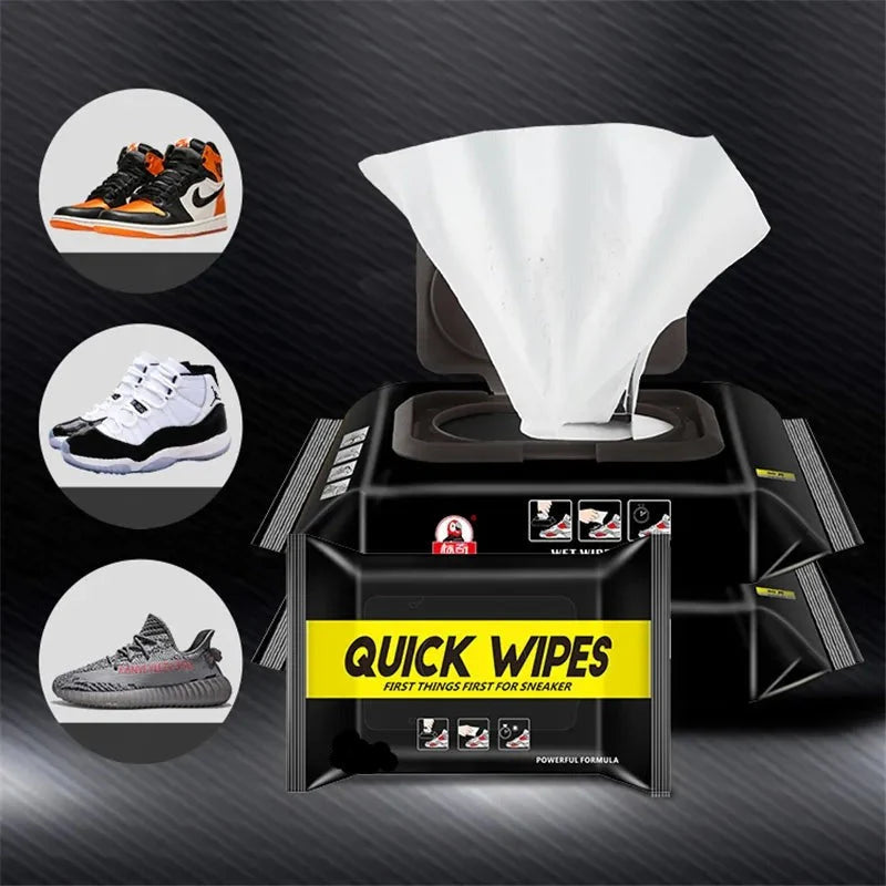 Instant Shoe Cleaning Wipes (Pack of 80 Wipes)